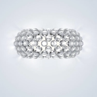 Foscarini Caboche Plus Media LED-Wandleuchte transparent