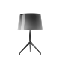 Foscarini Lumiere XXL Tischleuchte Schwarz Chrom Grau