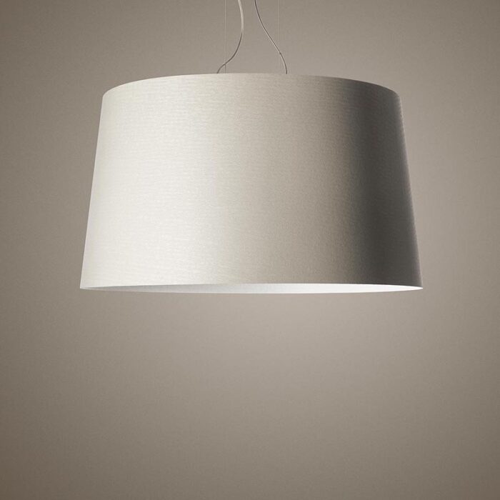 Foscarini Twice as Twiggy LED-Pendelleuchte Beige Grau