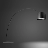 Foscarini Twice as Twiggy LED-Stehleuchte Schwarz