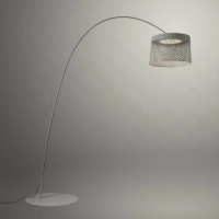 Foscarini Twiggy Grid LED-Stehleuchte Außen Beige
