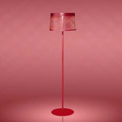 Foscarini Twiggy Grid Lettura LED-Stehleuchte Außen Rot