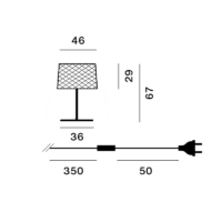 Foscarini Twiggy Grid XL LED-Tischleuchte Außen – Bild 5