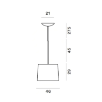 Foscarini Twiggy Wood und Rosewood LED-Pendelleuchte – Bild 8