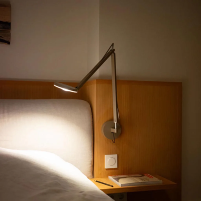 GRAU John LED-Wandleuchte Schlafzimmer Leseleicht