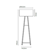 Marset Cala Metal P145 Stehleuchte – Bild 8