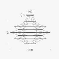 Nemo Drop 9 LED-Pendelleuchte – Bild 5