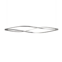Nemo In The Wind LED-Pendelleuchte Horizontal Titan Grau