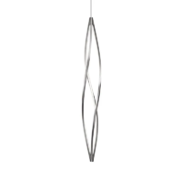 Nemo In The Wind LED-Pendelleuchte Vertical Titan grau