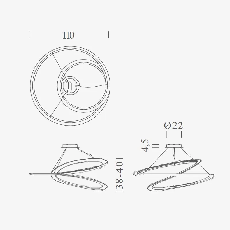 Nemo Kepler LED-Pendelleuchte ø 110 cm – Bild 12