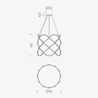 Nemo Titia LED-Pendelleuchte – Bild 6
