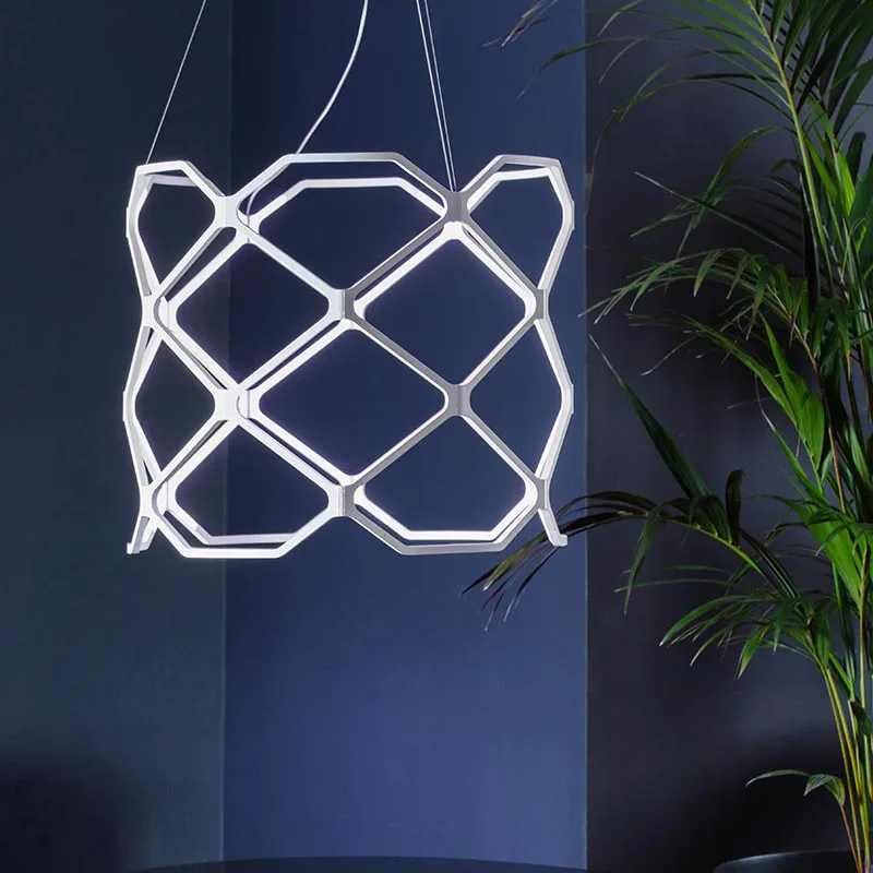 Nemo Titia LED-Pendelleuchte Weiß