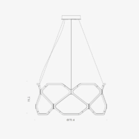Nemo Titia Minor LED-Pendelleuchte – Bild 3