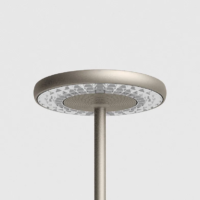 Rotaliana Sol F1 LED-Deckenfluter Bronze matt - Chrom glänzend