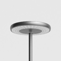 Rotaliana Sol F1 LED-Deckenfluter Grafit - Weiß matt