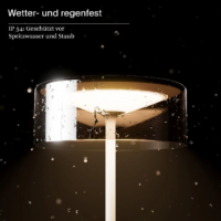 Sigor Numotion Akku-Tischleuchte mit Glasschirm – Bild 8