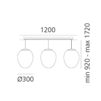 Artemide Stellar Nebula Cluster Linear Pendelleuchte – Bild 3