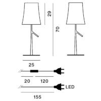 Foscarini Birdie Grande Tischleuchte – Bild 13