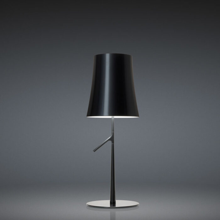 Foscarini Birdie Piccoal LED-Tischleuchte mit Touchdimmer Graphit