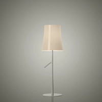 Foscarini Birdie Piccoal LED-Tischleuchte mit Touchdimmer Grau