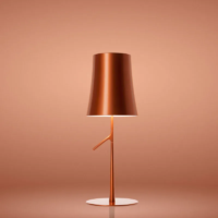 Foscarini Birdie Piccoal LED-Tischleuchte mit Touchdimmer Kupfer