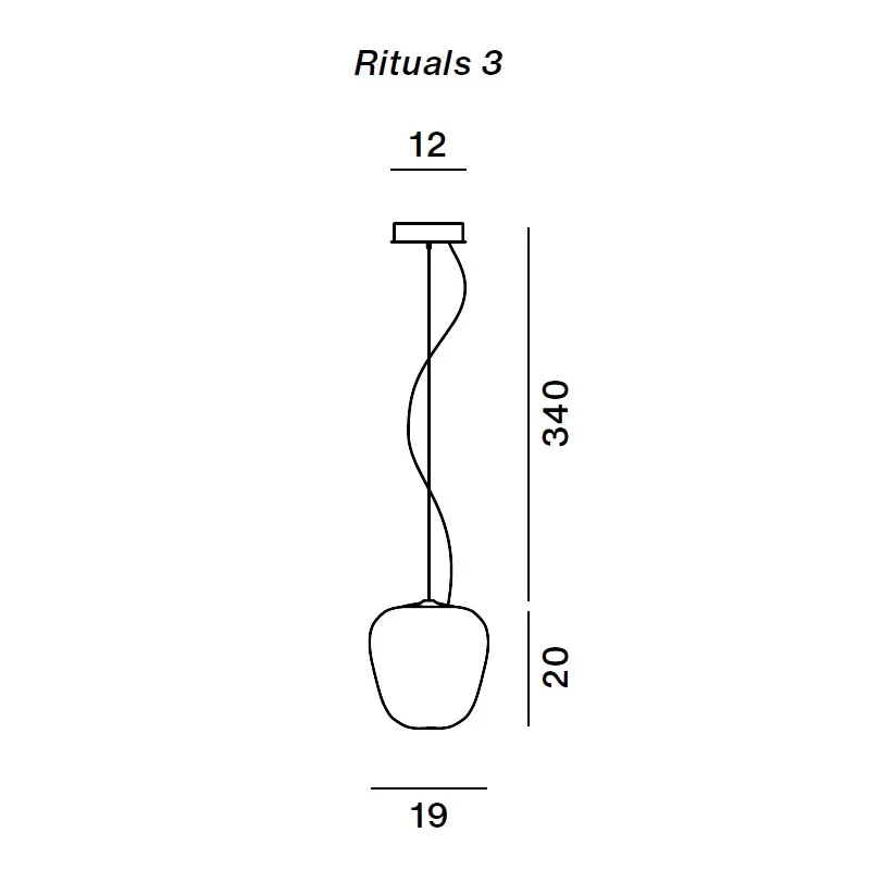 Foscarini Rituals 3 Pendelleuchte – Bild 9