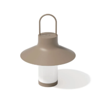 LOOM Design SHADOW L Akku-Tischleuchte grau beige