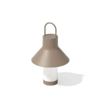 LOOM Design SHADOW S Akku-Tischleuchte Grau beige