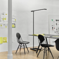 Serien Lighting SLICE² Floor LED-Stehleuchte Schwarz