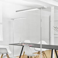 Serien Lighting SLICE² Floor LED-Stehleuchte Weiß