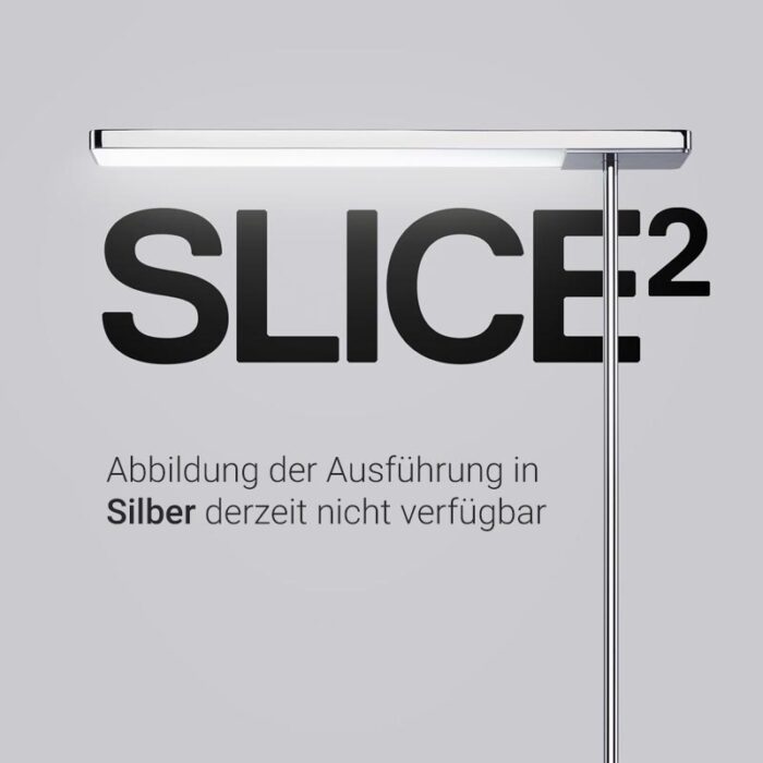 Serien Lighting SLICE² Floor LED-Stehleuchte Silber