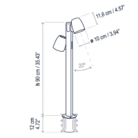 Bover Nut B/90/2L Outdoor LED-Pollerleuchte – Bild 7