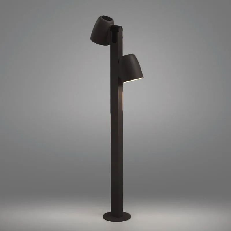 Bover Nut B/90/2L Outdoor LED-Pollerleuchte Schwarz