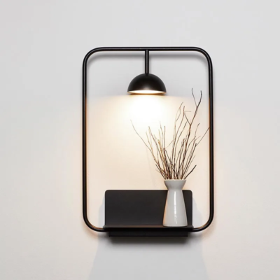 Estiluz Cupolina A-3930 LED-Wandleuchte Schwarz