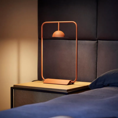 Estiluz Cupolina M-3937 LED-Tischleuchte in Terracotta