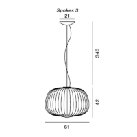 Foscarini Spokes 3 LED-Pendelleuchte – Bild 10