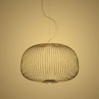 Foscarini Spokes 3 LED-Pendelleuchte Gold