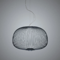 Foscarini Spokes 3 LED-Pendelleuchte Graphit
