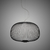 Foscarini Spokes 3 LED-Pendelleuchte Schwarz
