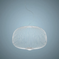 Foscarini Spokes 3 LED-Pendelleuchte Weiß