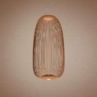 Foscarini Spokes 1 LED-Pendelleuchte Kupfer
