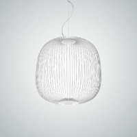 Foscarini Spokes 2 LED-Pendelleuchte Weiß