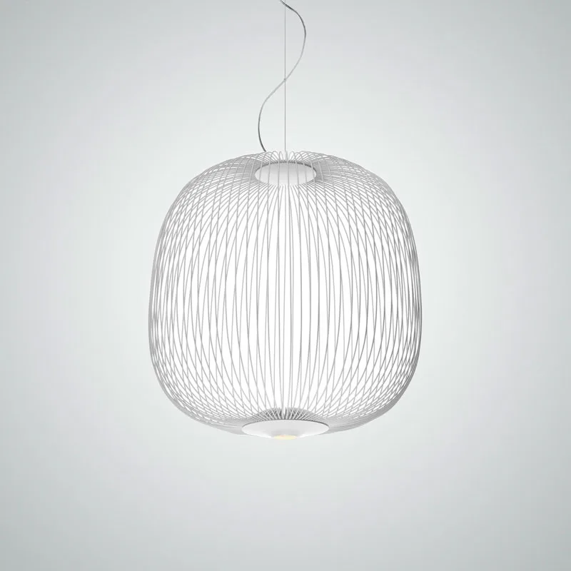 Foscarini Spokes 2 LED-Pendelleuchte Weiß