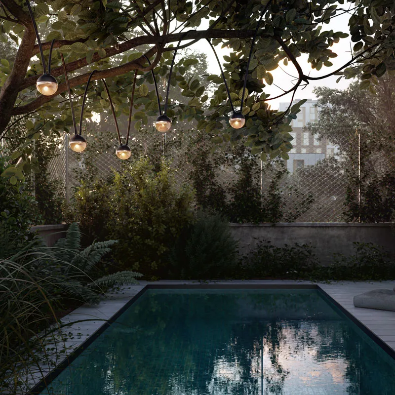 IP44 Cherry Bubbls Lichterkette mit Powerbank