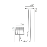 IP44.DE Lix Spike Solar Bodenleuchte – Bild 11