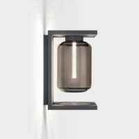 IP44 Dia LED-Wandleuchte Anthrazit
