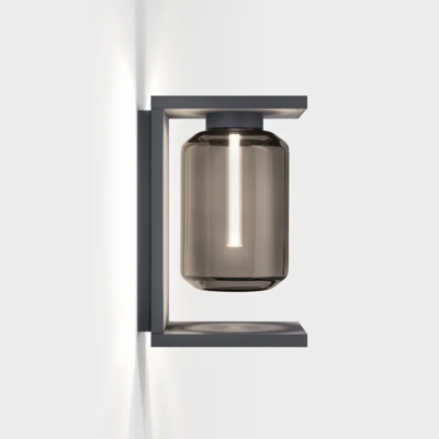 IP44 Dia LED-Wandleuchte Anthrazit