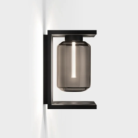 IP44 Dia LED-Wandleuchte Deep Black