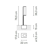 Vibia Class 2800 LED-Pollerleuchte – Bild 5