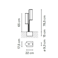 Vibia Class 2805 LED-Pollerleuchte – Bild 6